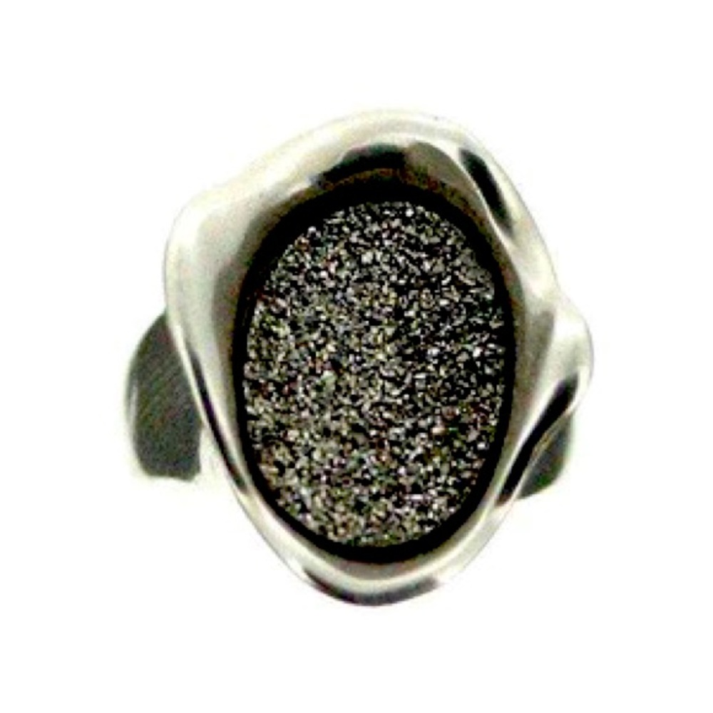 HG Silver Drusy Ring - Picture 7 of 7